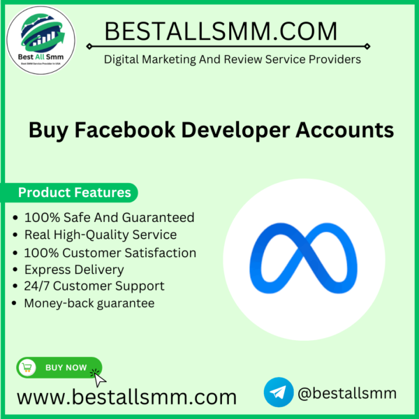 Buy Facebook Developer Accounts