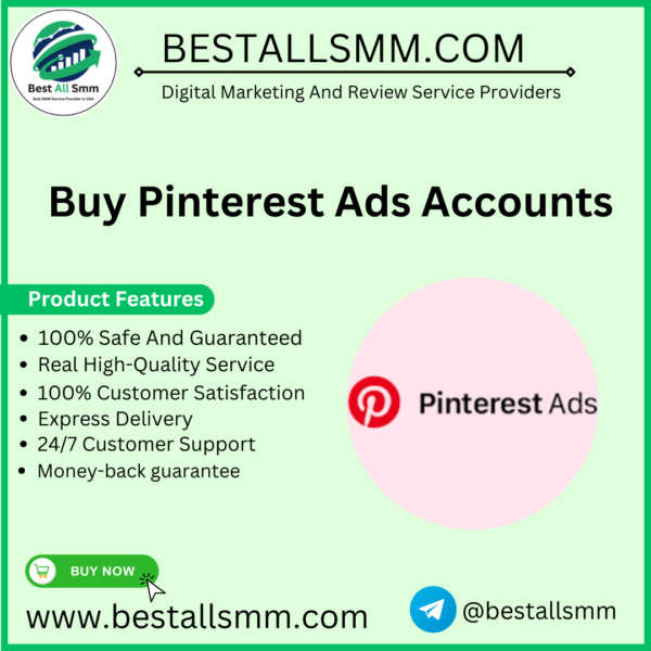 Buy Pinterest Ads Accounts
